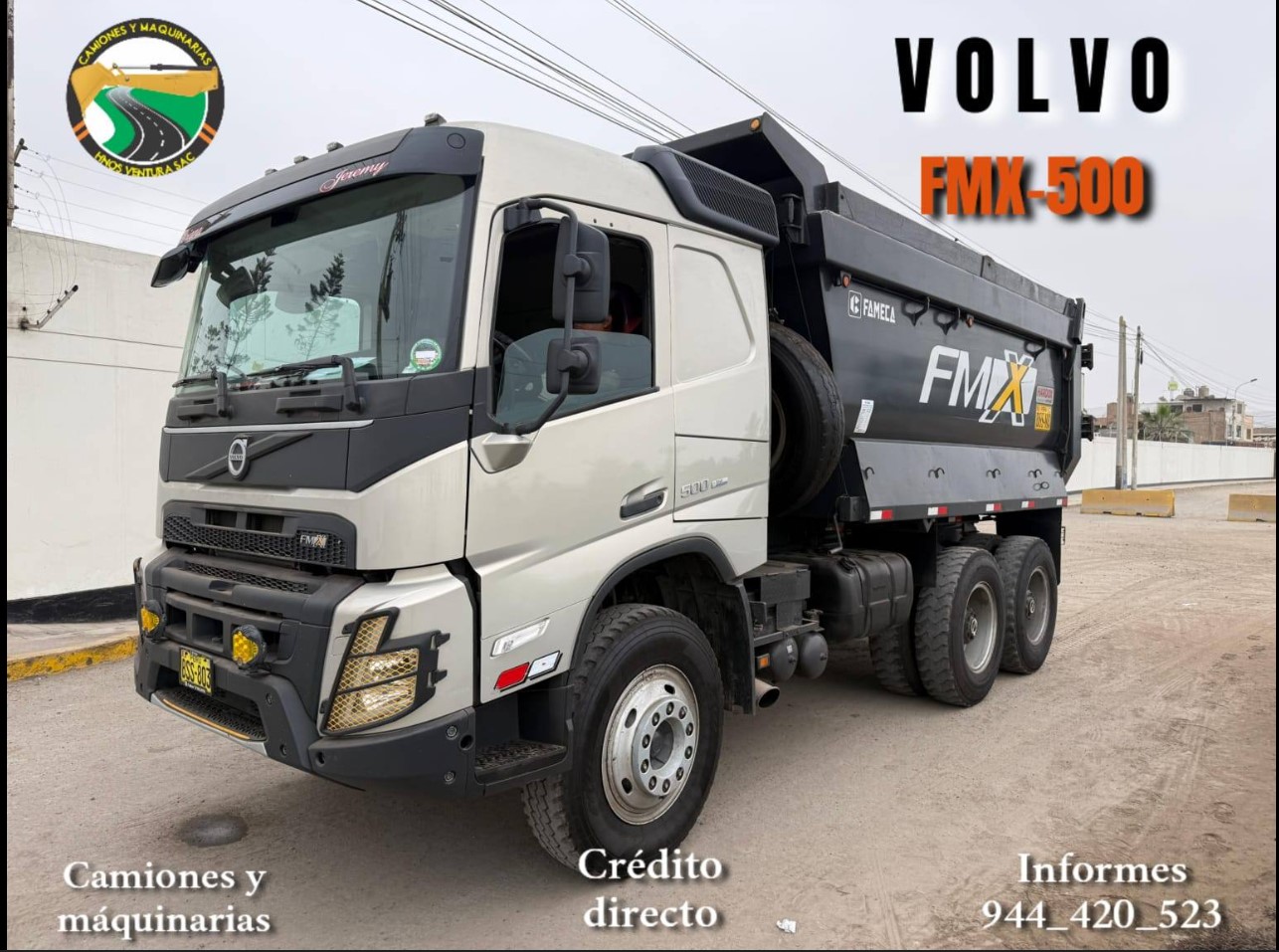 Volquete VOLVO FMX-500